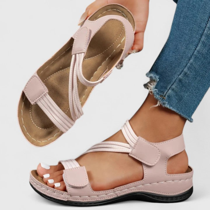Isaura | Sandalias de tiras elásticas