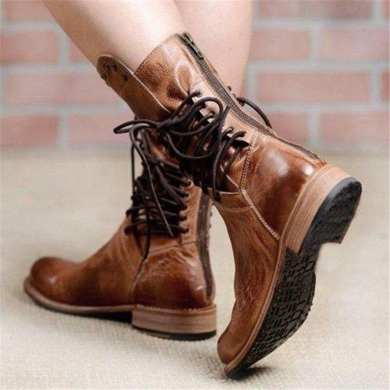 Pastora | Botas con cordones y hebillas