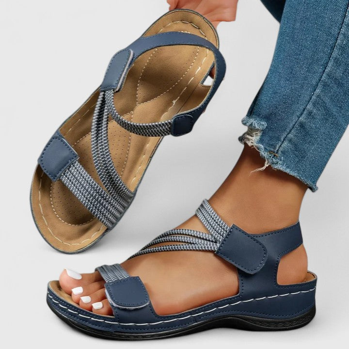 Isaura | Sandalias de tiras elásticas