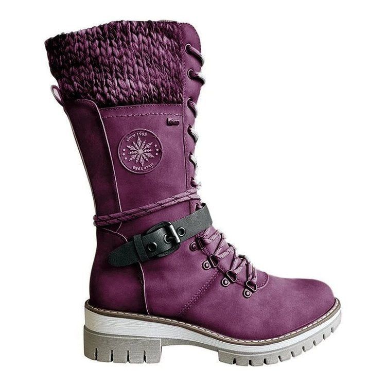 Milena | Botas de montaña con puño de punto