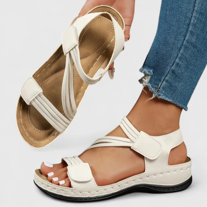 Isaura | Sandalias de tiras elásticas