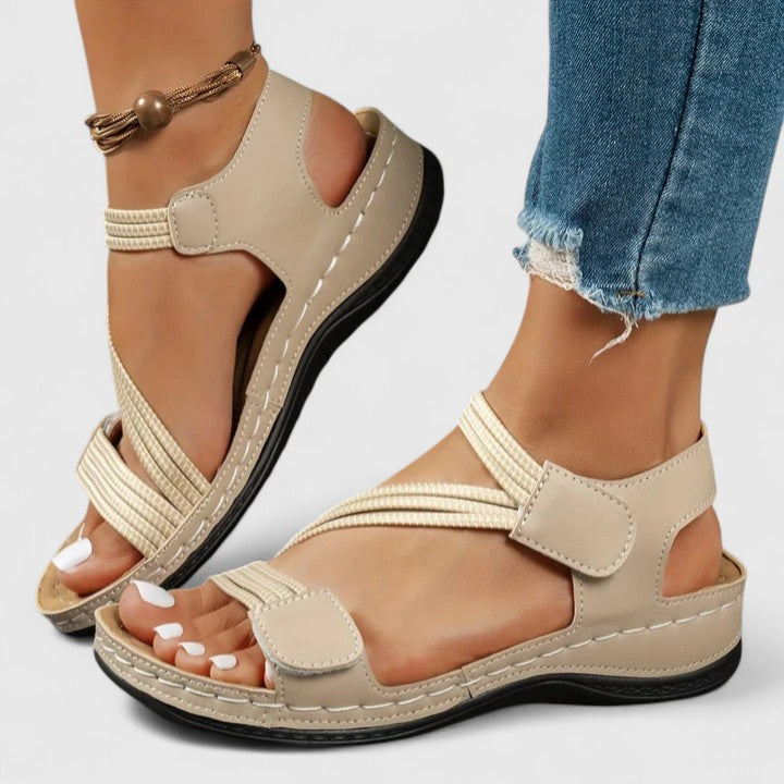 Isaura | Sandalias de tiras elásticas