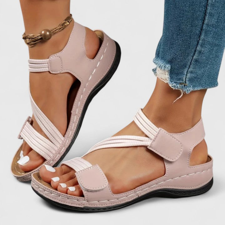 Isaura | Sandalias de tiras elásticas