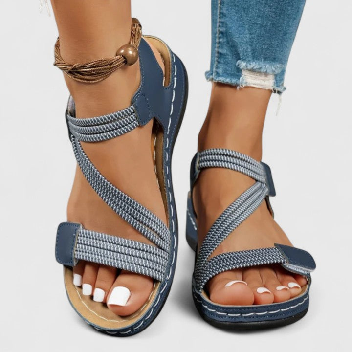 Isaura | Sandalias de tiras elásticas