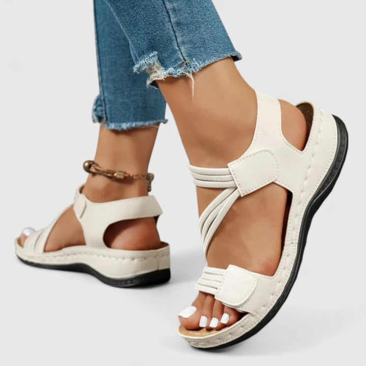 Isaura | Sandalias de tiras elásticas