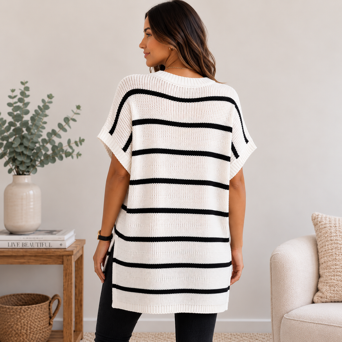 Alba: Jersey oversize suave y elástico