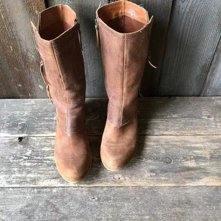 Matilda | Botas de media caña con hebillas