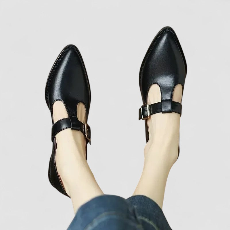 Judith | Zapatos Mary Jane con tira en T y punta fina