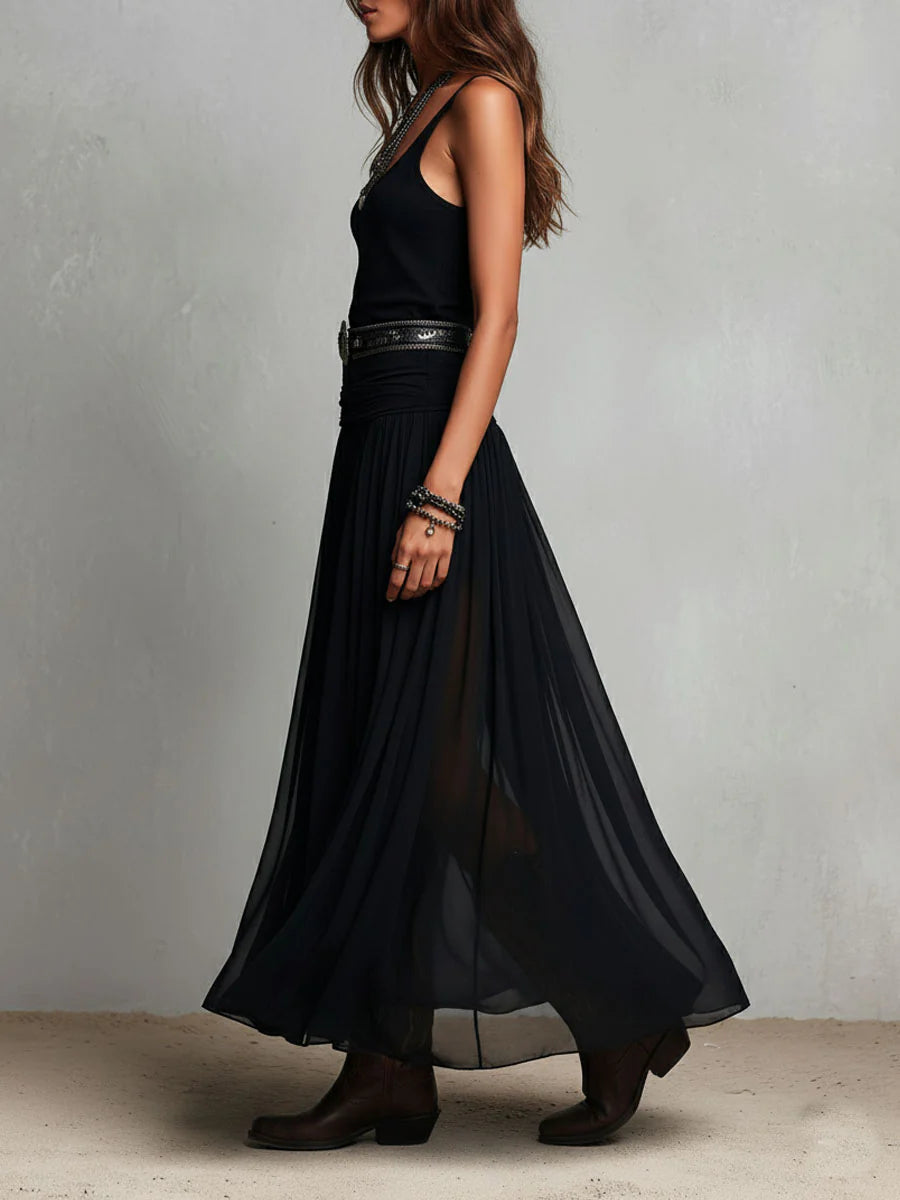 Diana: Vestido largo de tul