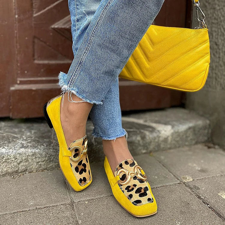 Benita | Mocasines con estampado animal