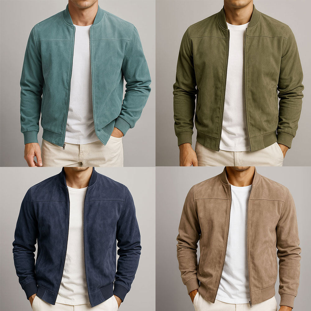 Adrián: Chaqueta bomber de efecto ante