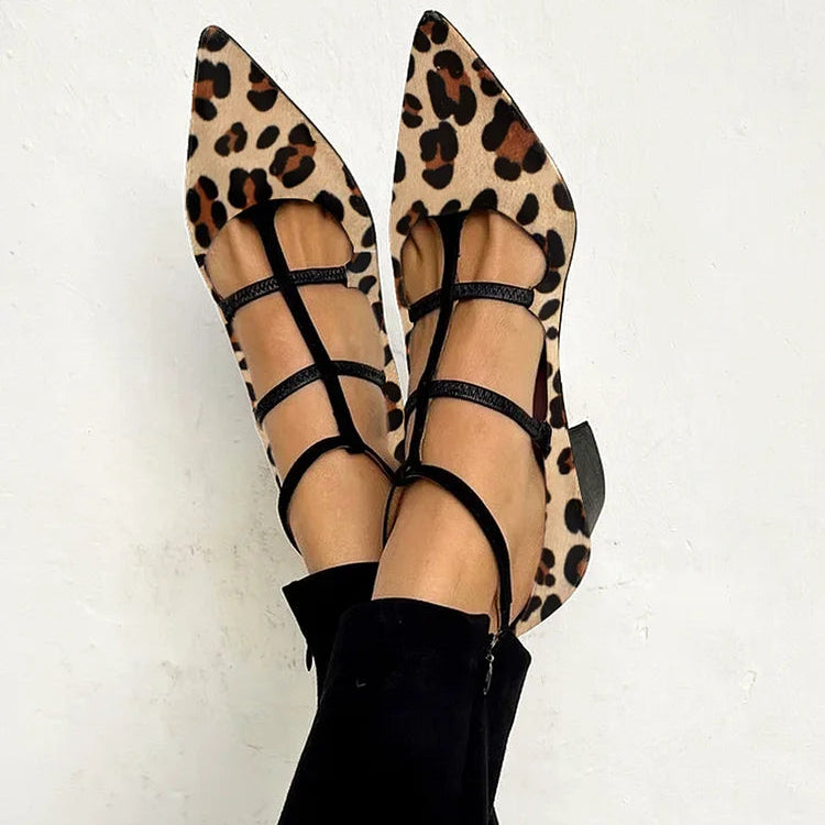 Ainhoa | Zapatos de tacón con pulsera de leopardo