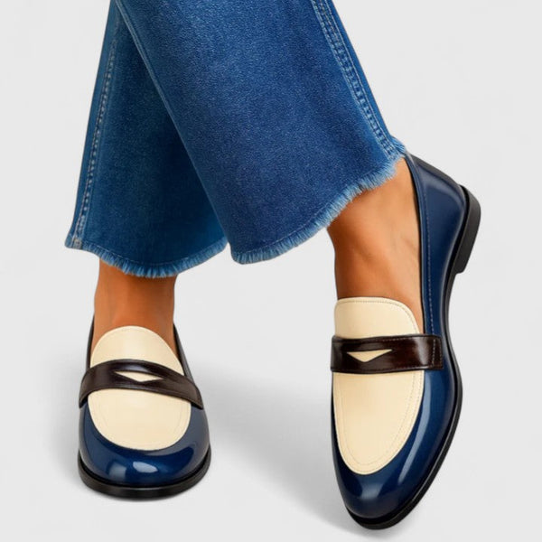 Amaya | Mocasines clásicos bicolor