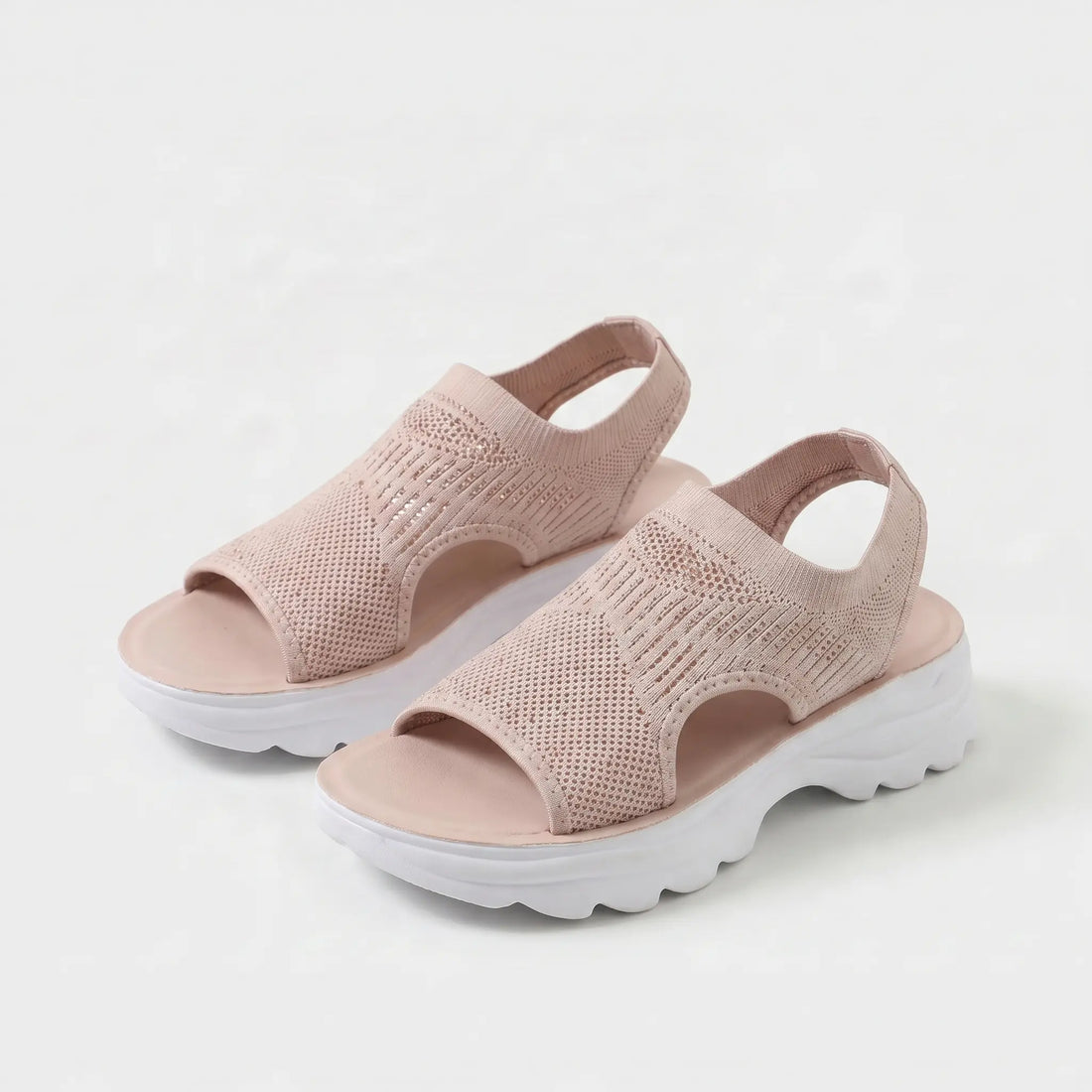 Estíbaliz | Sandalias de punto con suela gruesa