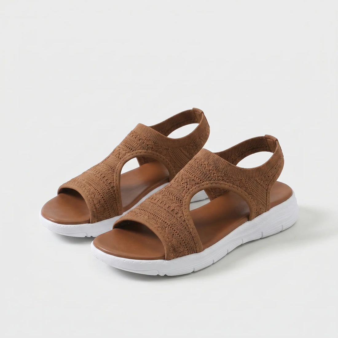 Faustina | Sandalias de punto transpirables con talón