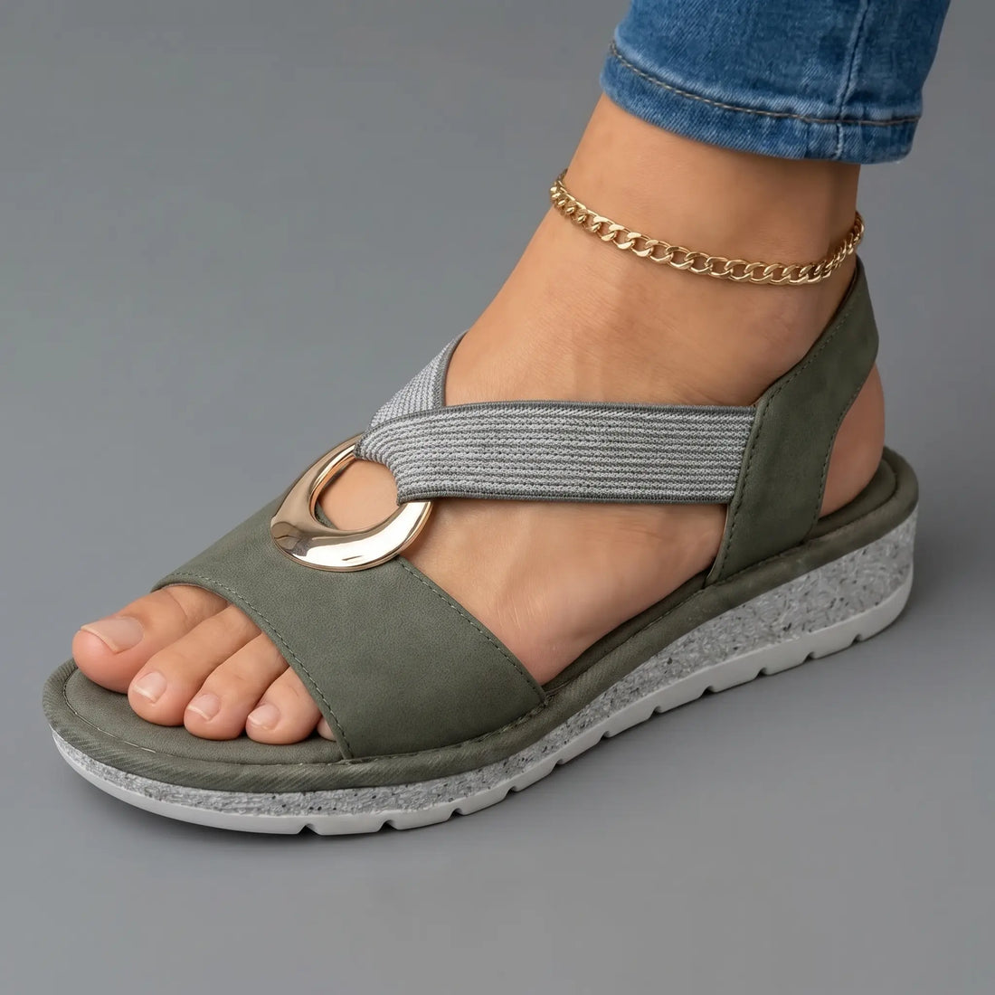 Gracia | Sandalias de tiras con cierre ajustable