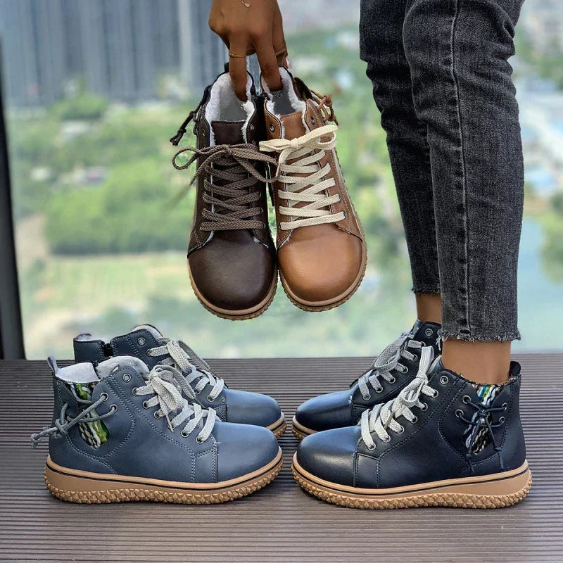 Tecla | Zapatillas abotinadas con cordones