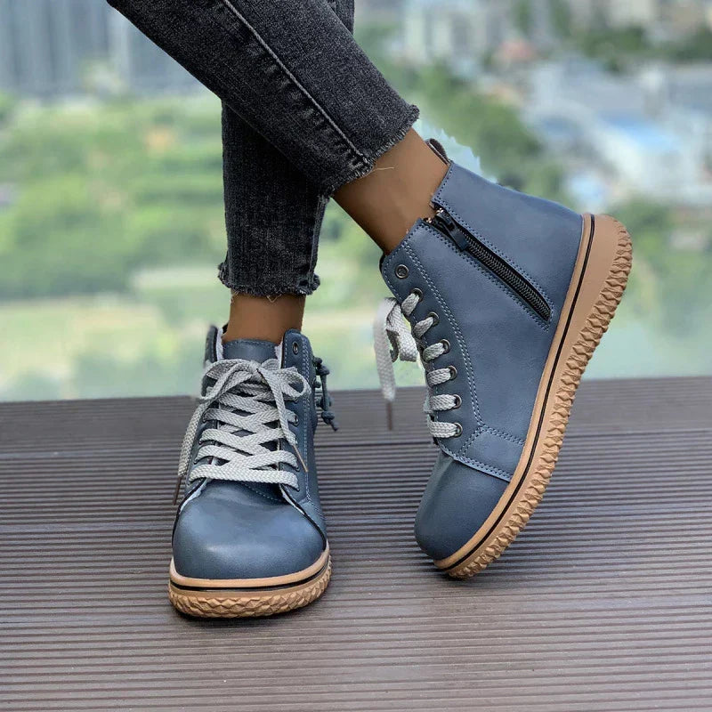 Tecla | Zapatillas abotinadas con cordones