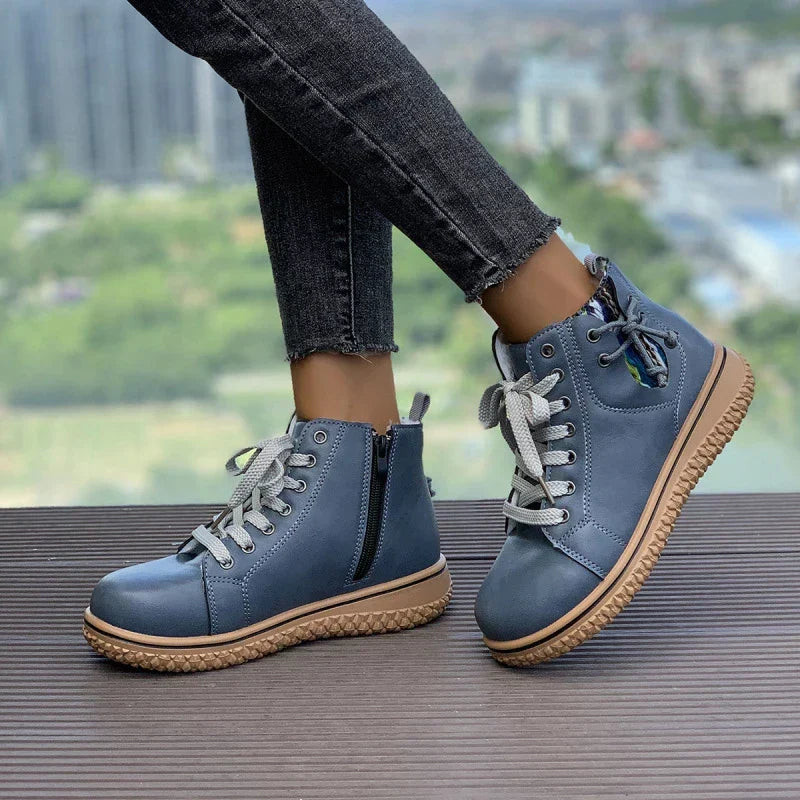 Tecla | Zapatillas abotinadas con cordones