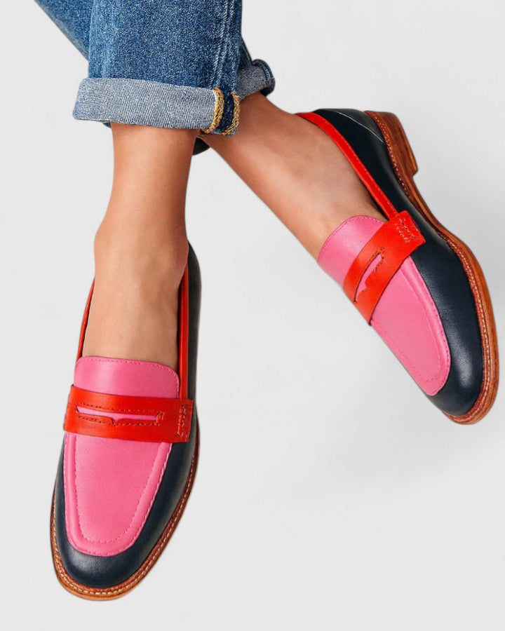 Dolores | Mocasines en bloques de color