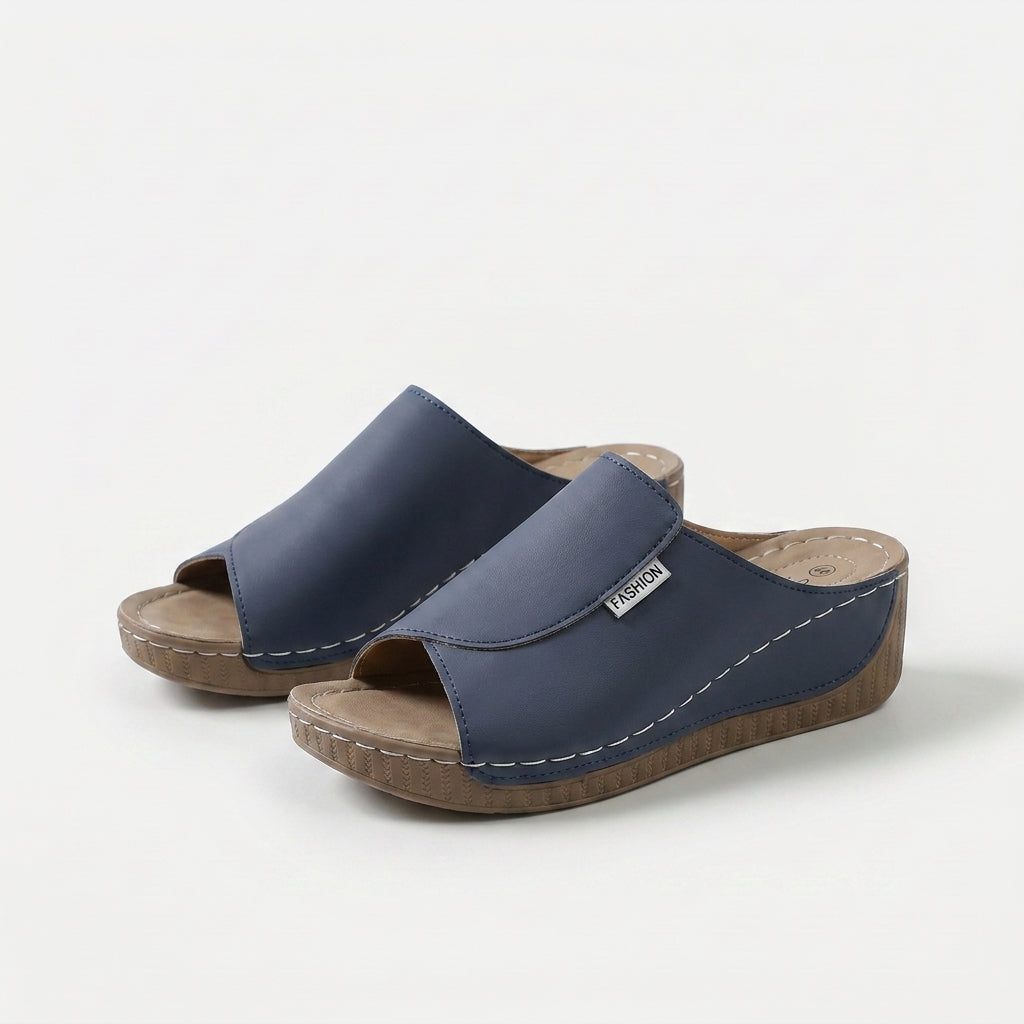 Bibiana | Sandalias destalonadas con cuña