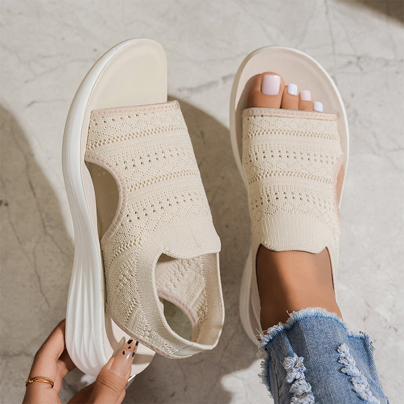 Celestina | Sandalias de punto elásticas