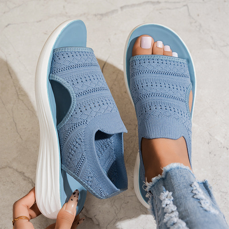 Celestina | Sandalias de punto elásticas