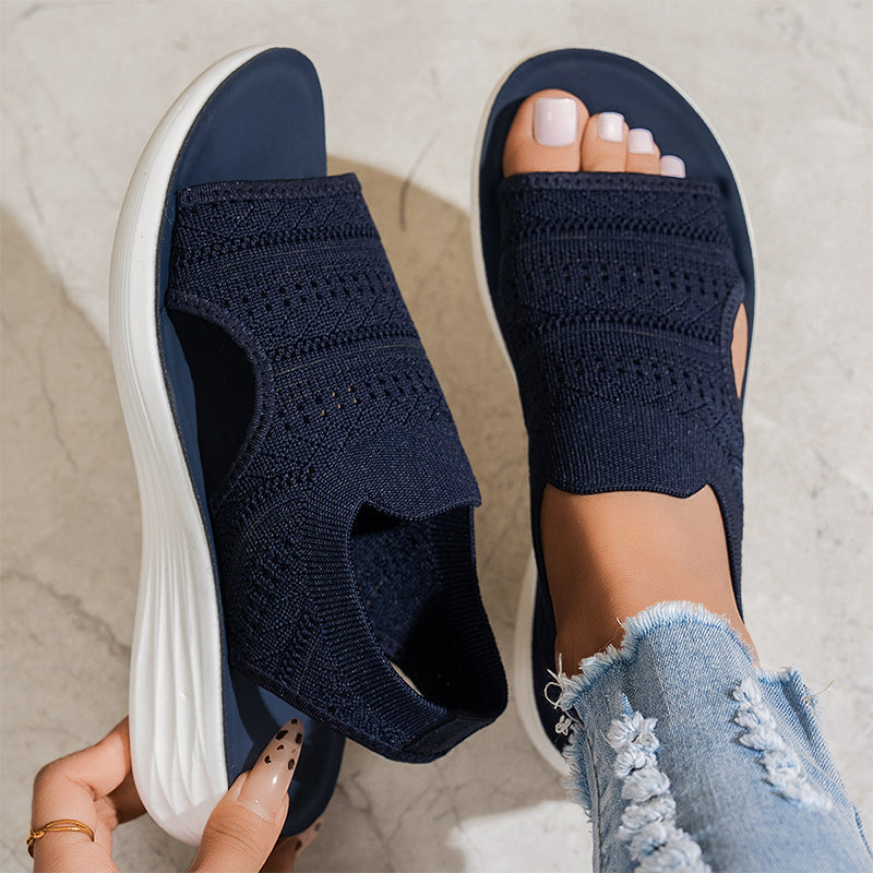 Celestina | Sandalias de punto elásticas