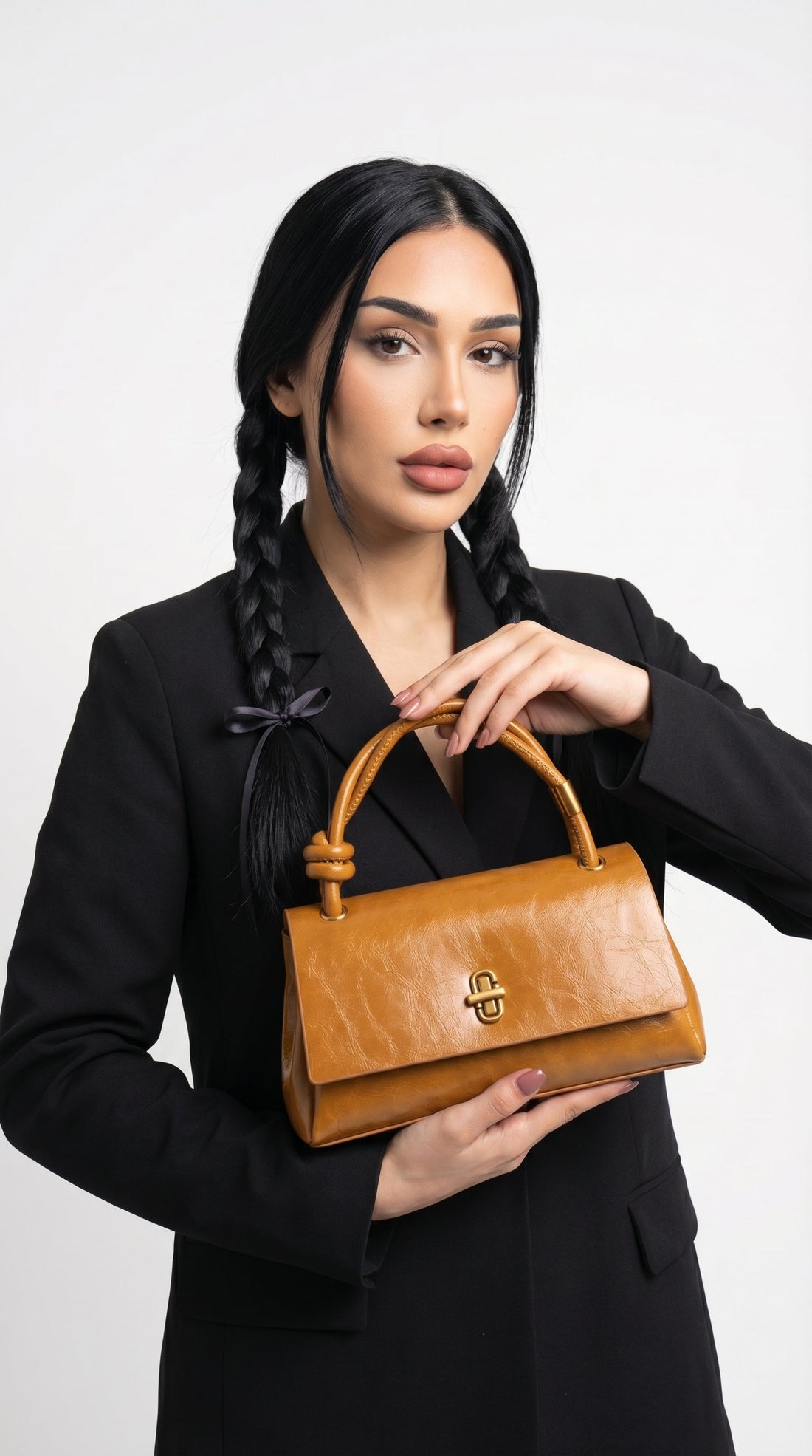Ana Belén | Bolso de mano con nudo en el asa