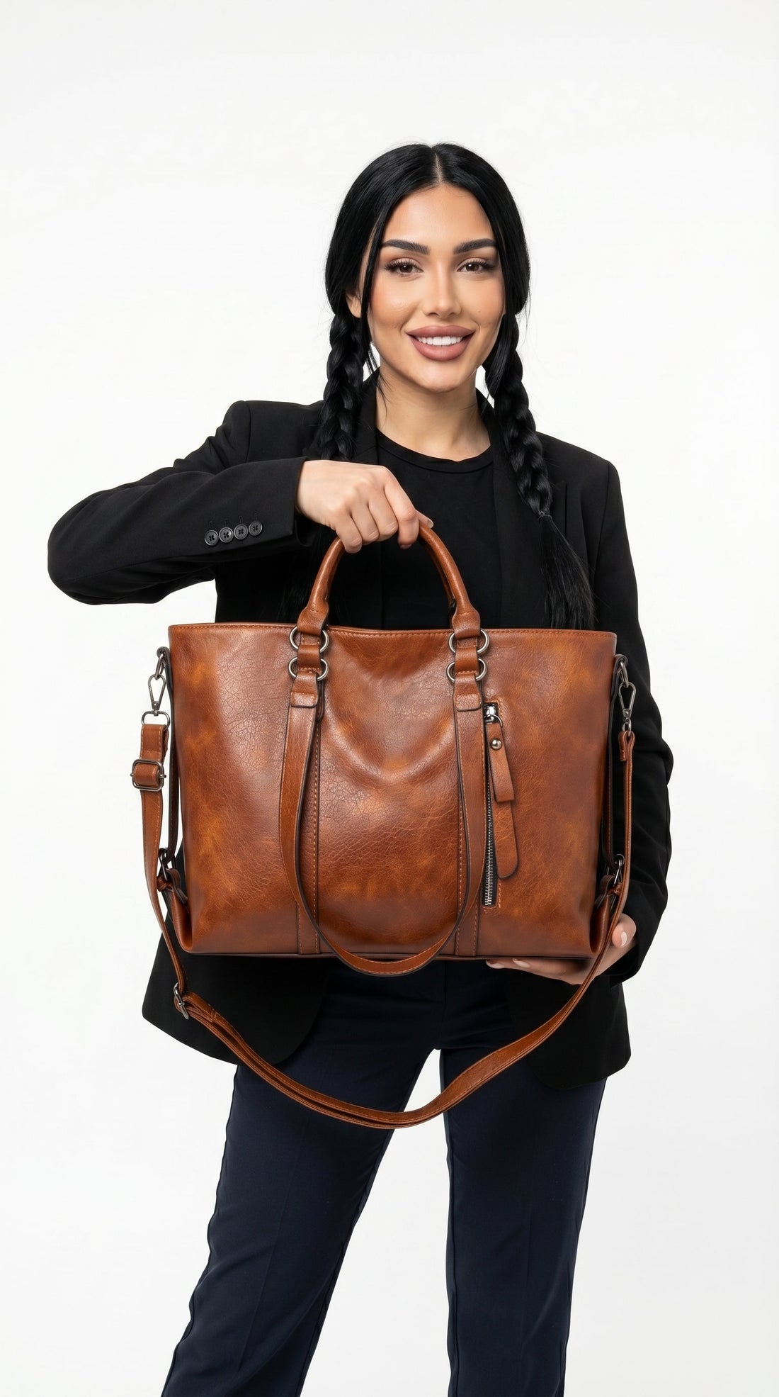 Yesenia | Bolso de trabajo con cremalleras