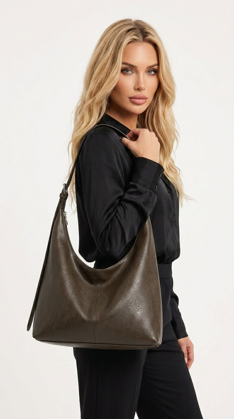 Ricarda | Bolso hobo de piel sintética