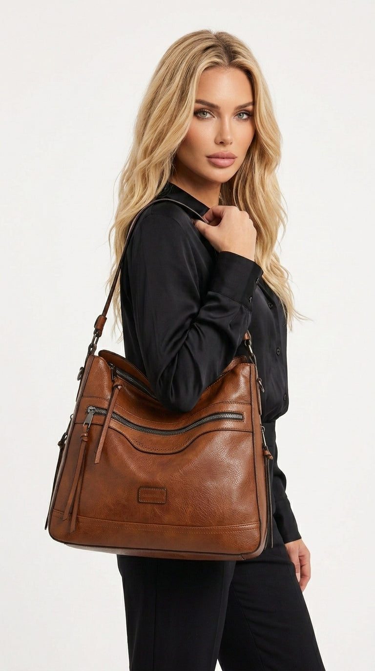 Nélida | Bolso hobo con asa fruncida