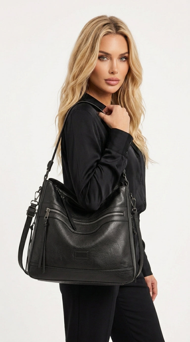 Nélida | Bolso hobo con asa fruncida