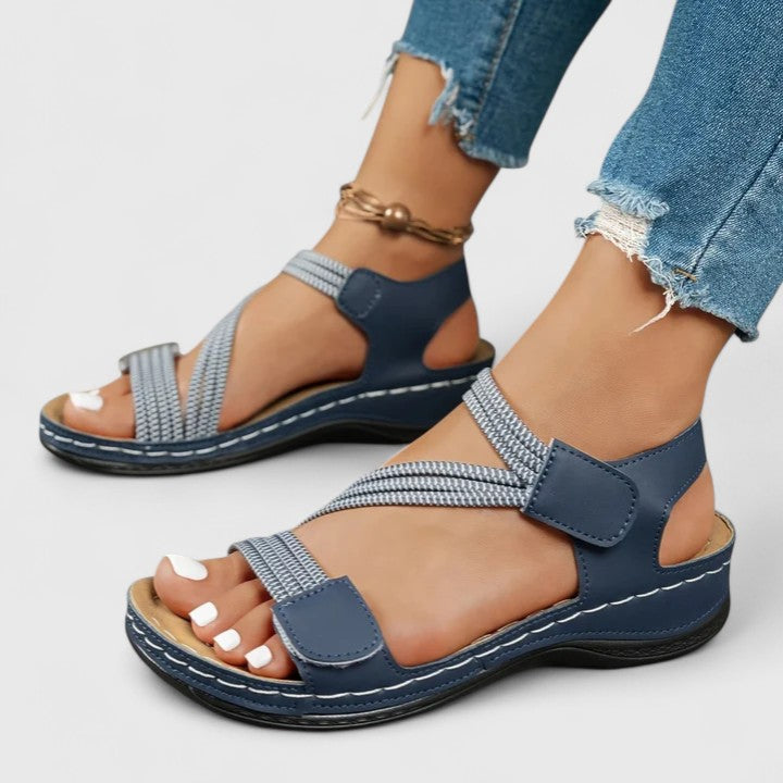 Isaura | Sandalias de tiras elásticas