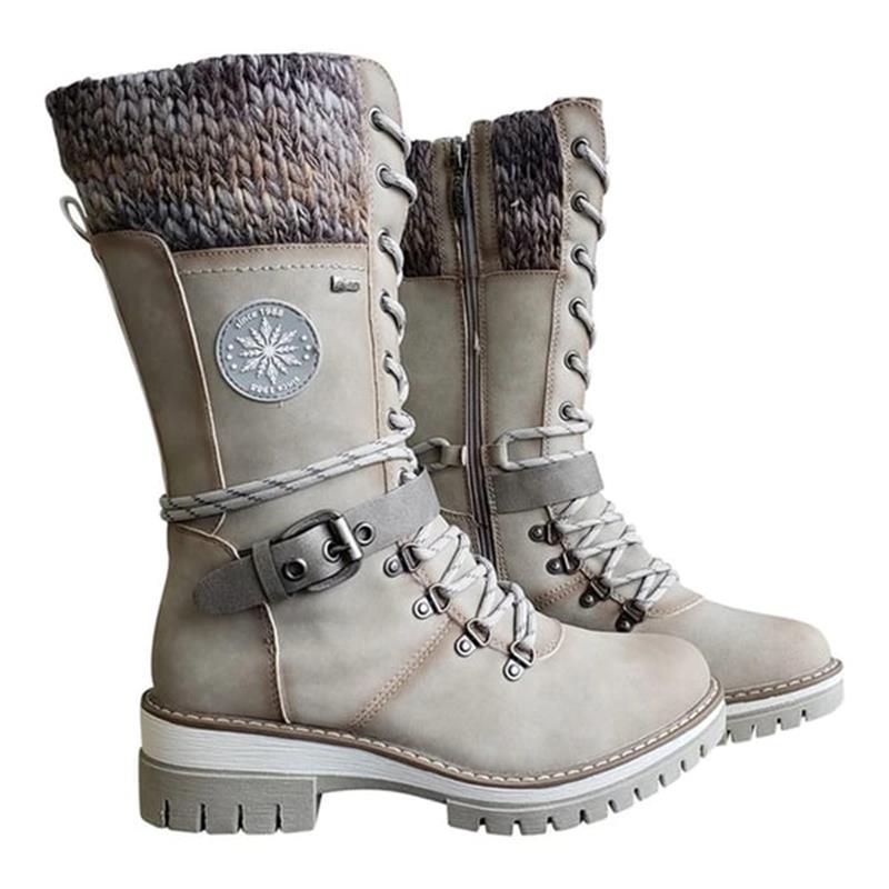 Milena | Botas de montaña con puño de punto