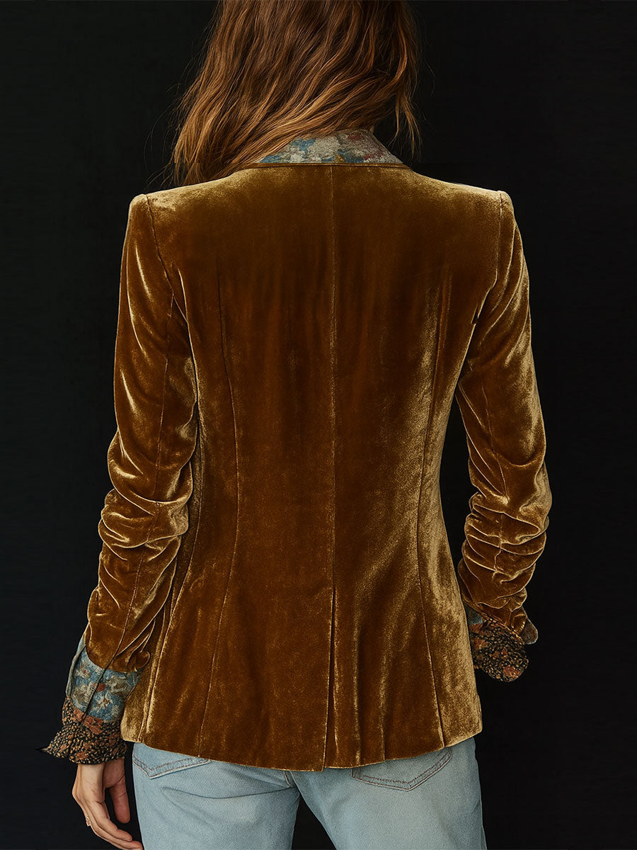 Mariona | Blazer patchwork de flores
