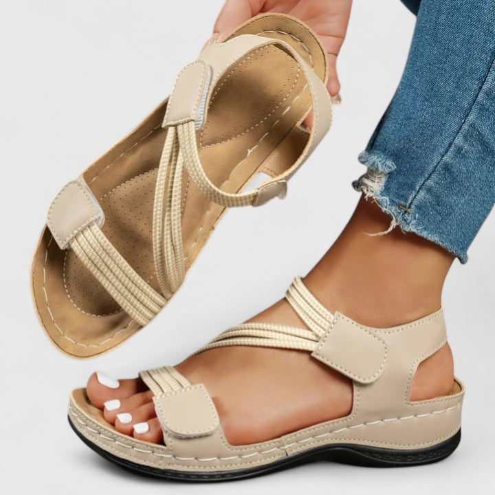 Isaura | Sandalias de tiras elásticas