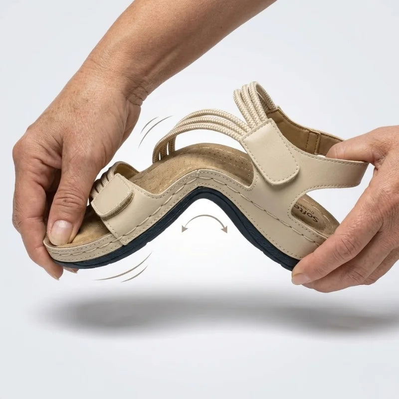 Isaura | Sandalias de tiras elásticas