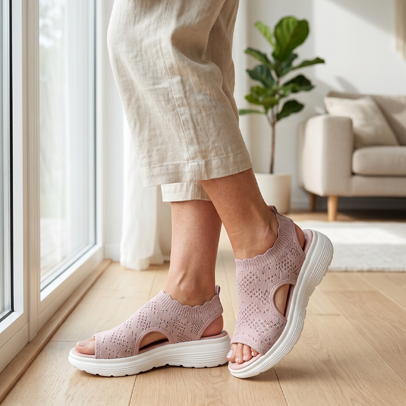 Carmina | Sandalias de punto con suela ligera