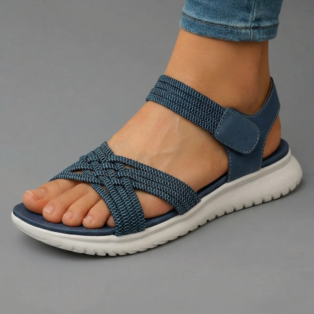 Elia | Sandalias de tiras con brillo