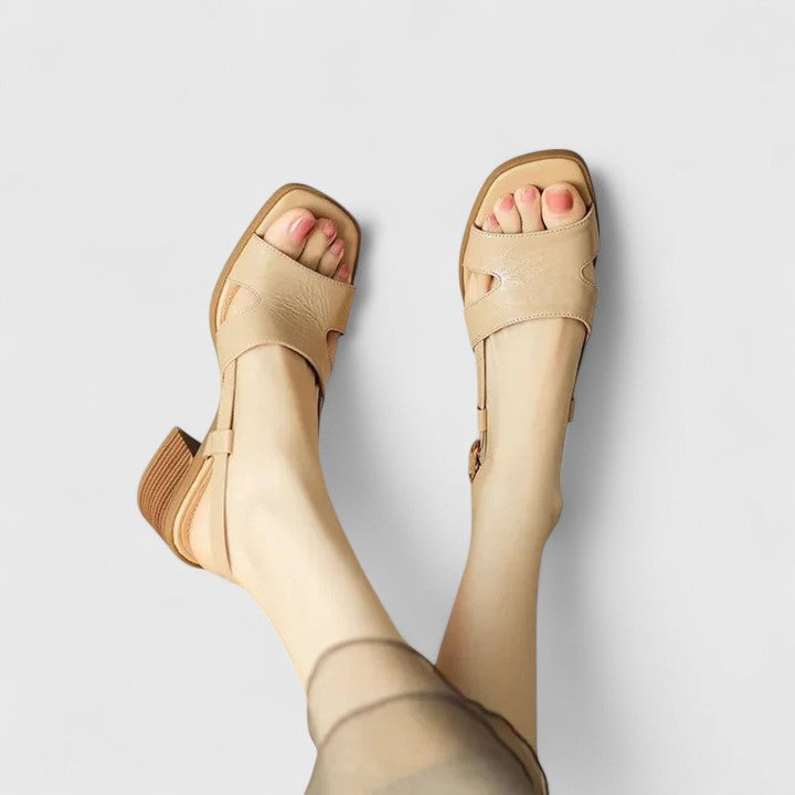 Jazmín | Sandalias Mary Jane con tacón bajo