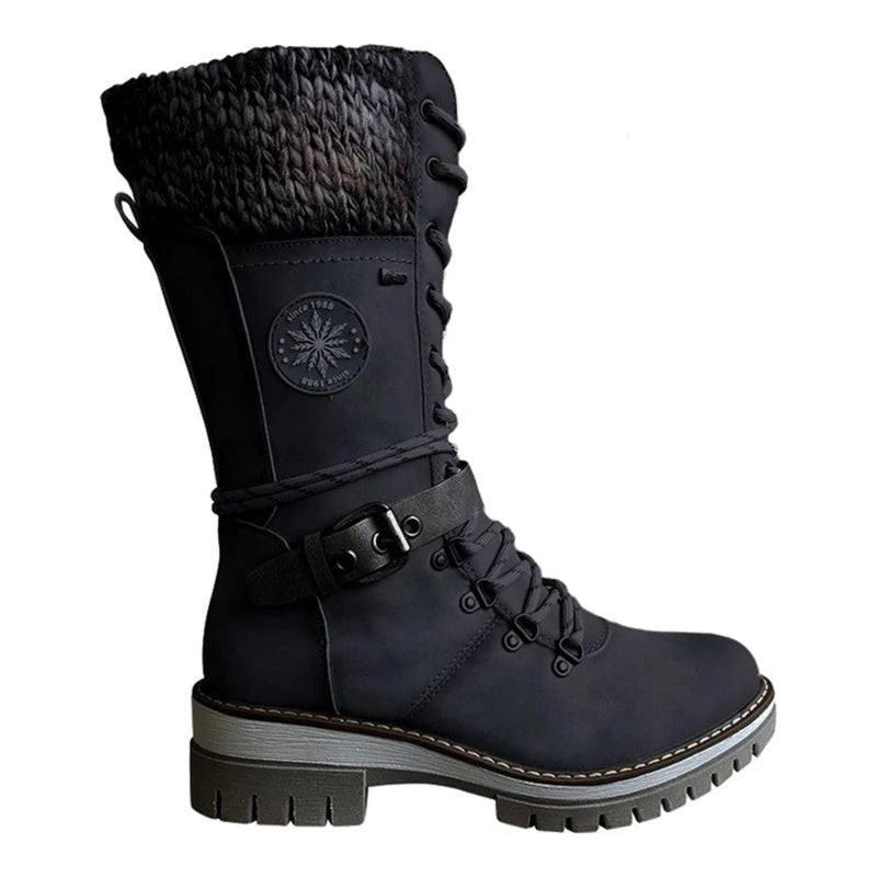 Milena | Botas de montaña con puño de punto