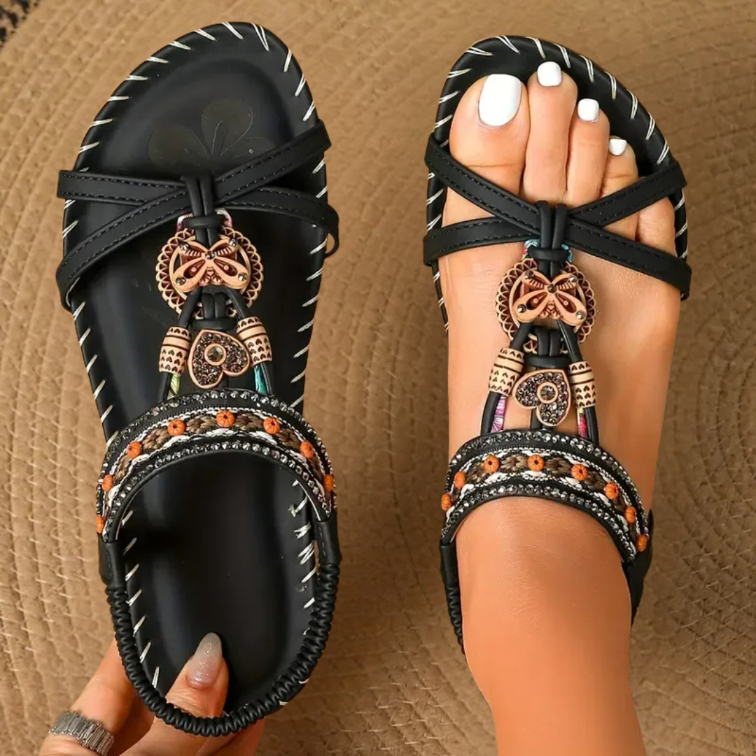 Florentina | Sandalias bohemias con pedrería
