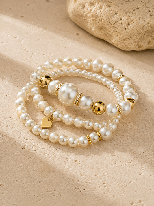 Perla: Conjunto de pulseras