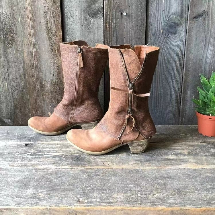 Matilda | Botas de media caña con hebillas