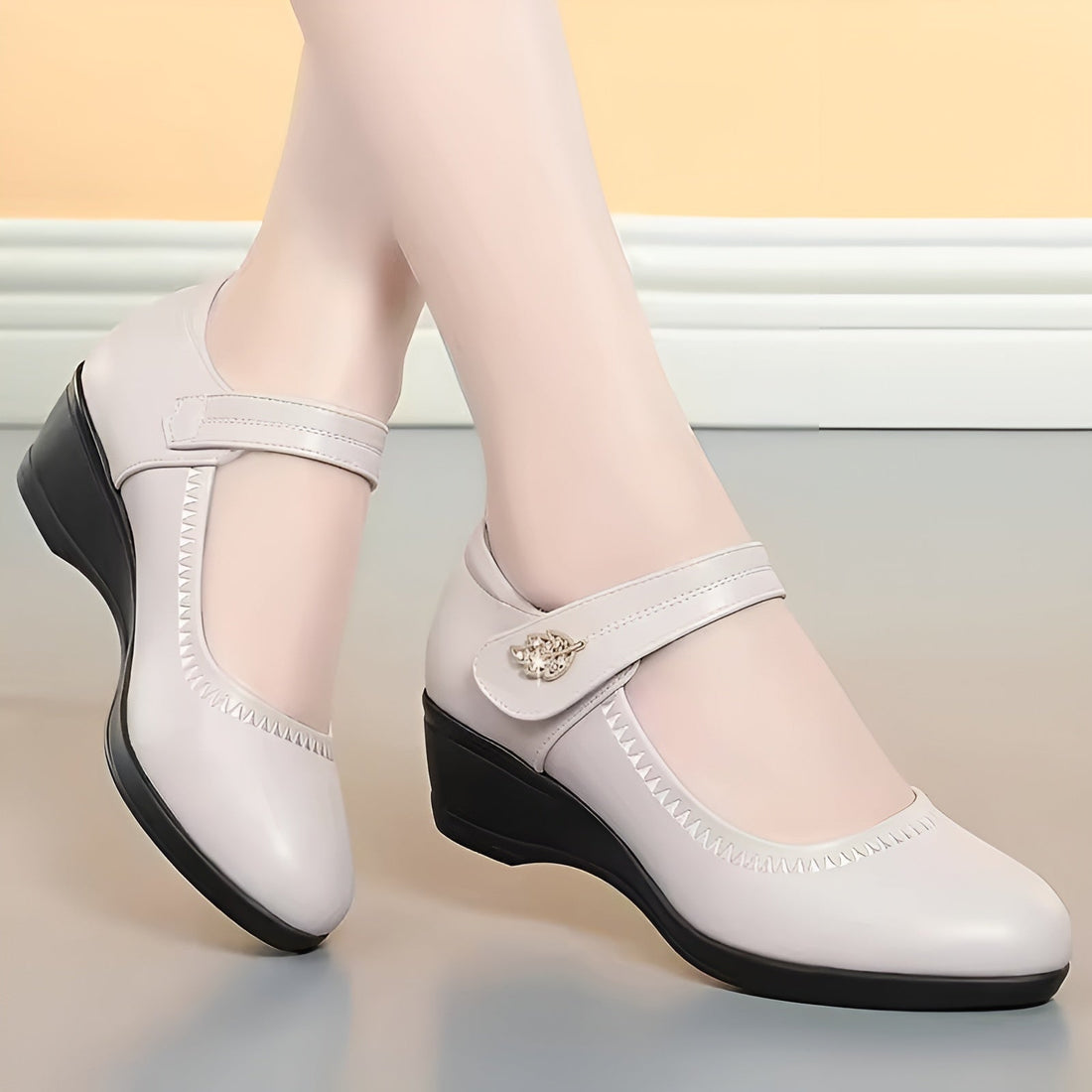Irma | Zapatos Mary Jane suaves con cuña