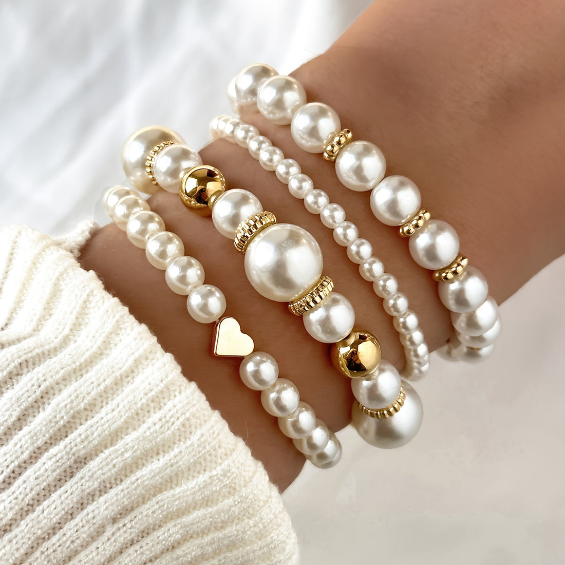 Perla: Conjunto de pulseras