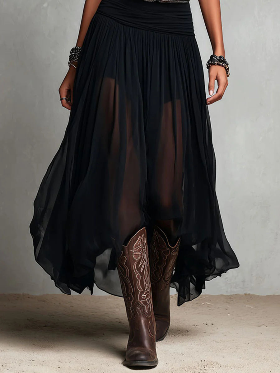 Diana: Vestido largo de tul