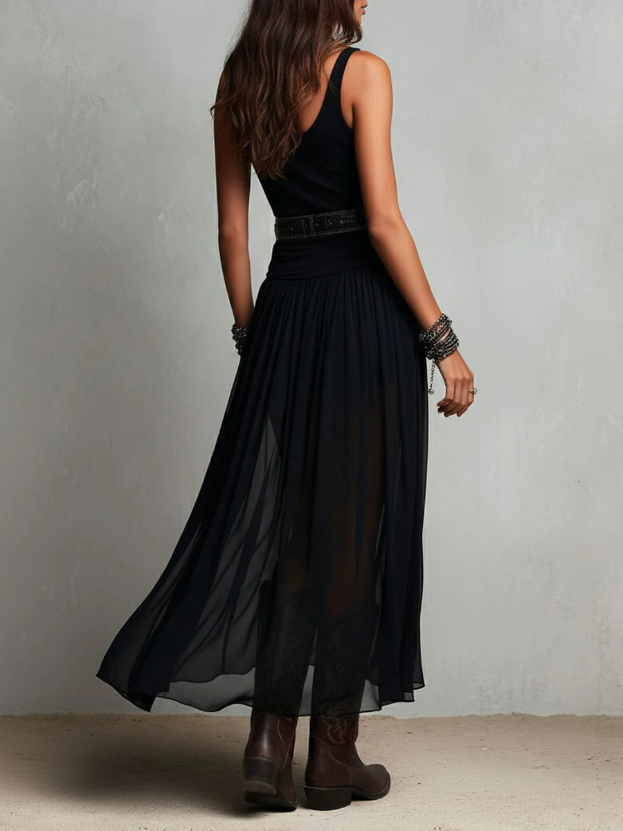 Diana: Vestido largo de tul