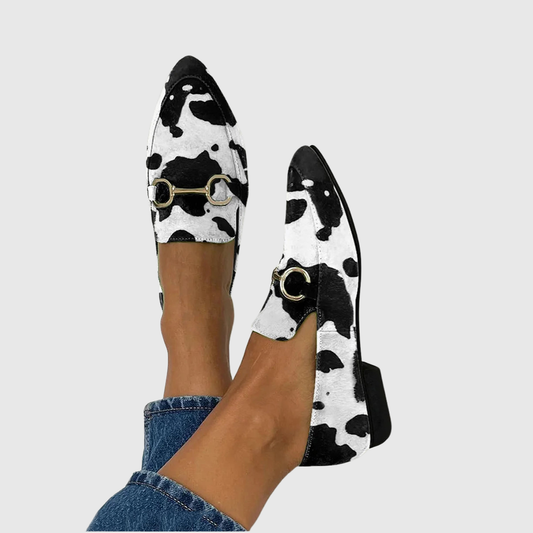 Aurelia | Mocasines estampados con hebilla